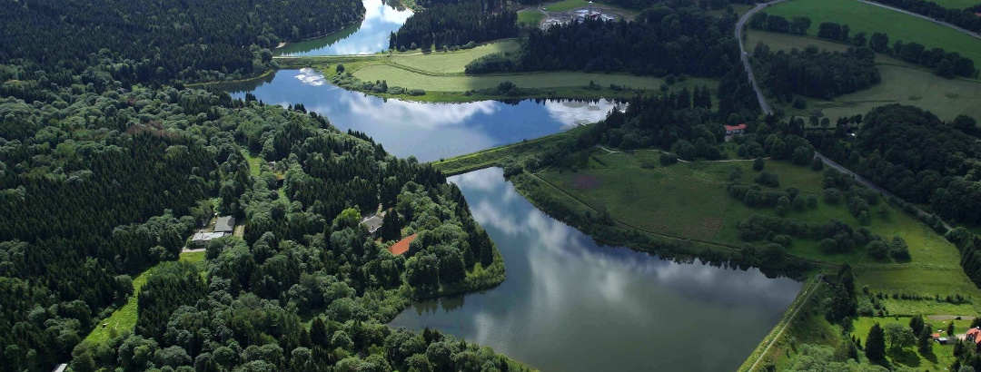 Teichkaskade der Oberharzer Wasserwirtschaft bei Clausthal-Zellerfeld