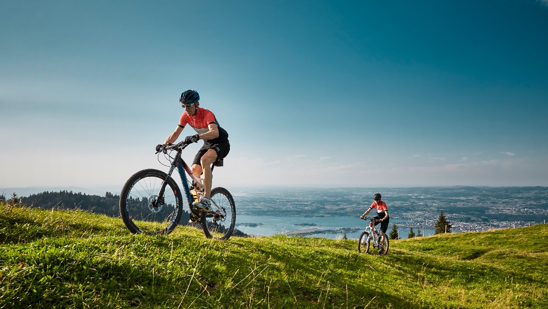 Stöcklichrüz mit Zürichsee im Hintergrund