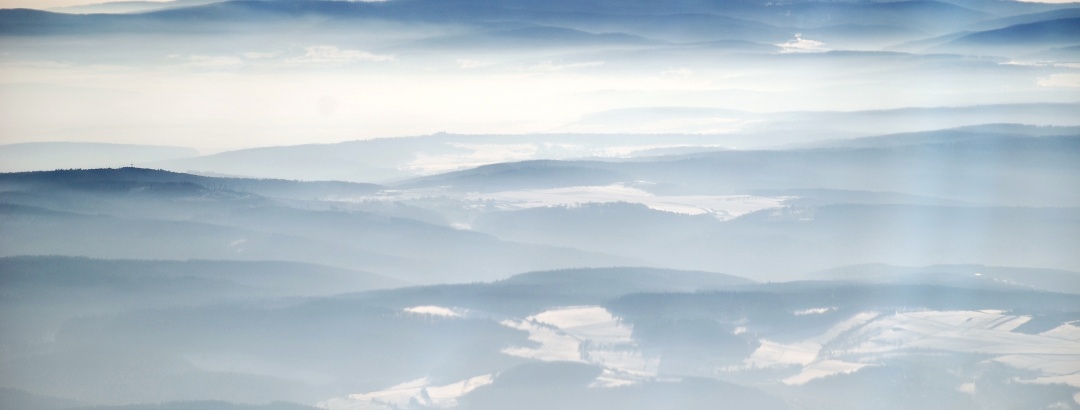 Der Feldberg bei Nebel.