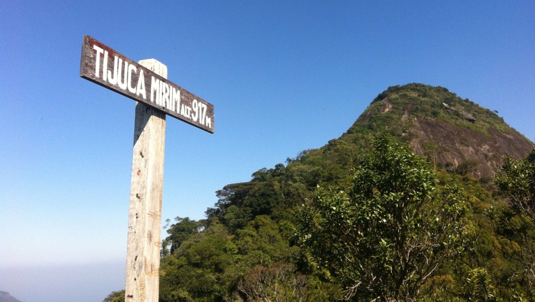 Pico Tijuca Mirim no Parque Nacional da Tijuca, Rio de Janeiro - Brasil