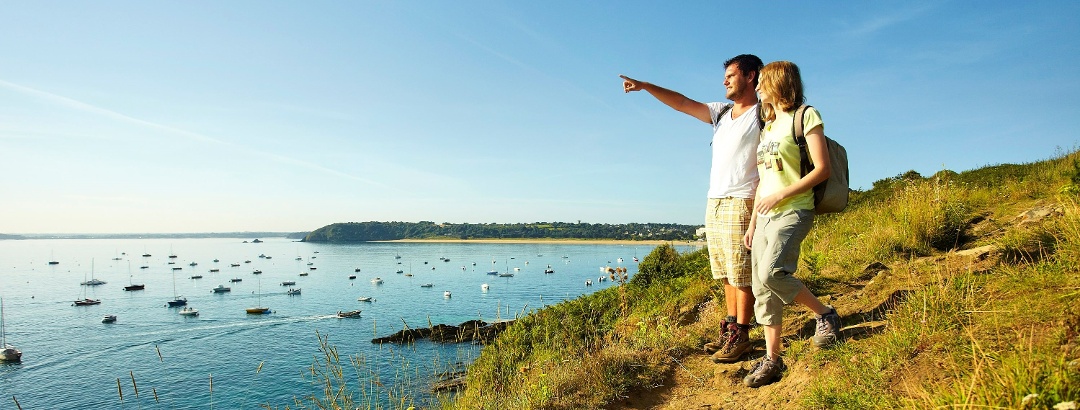 Randonneurs à Saint-Cast-le-Guildo