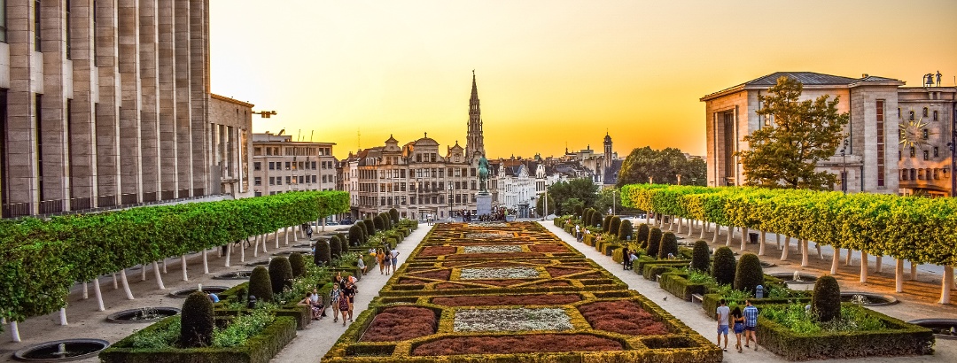 Mont des Arts in Bruxselles